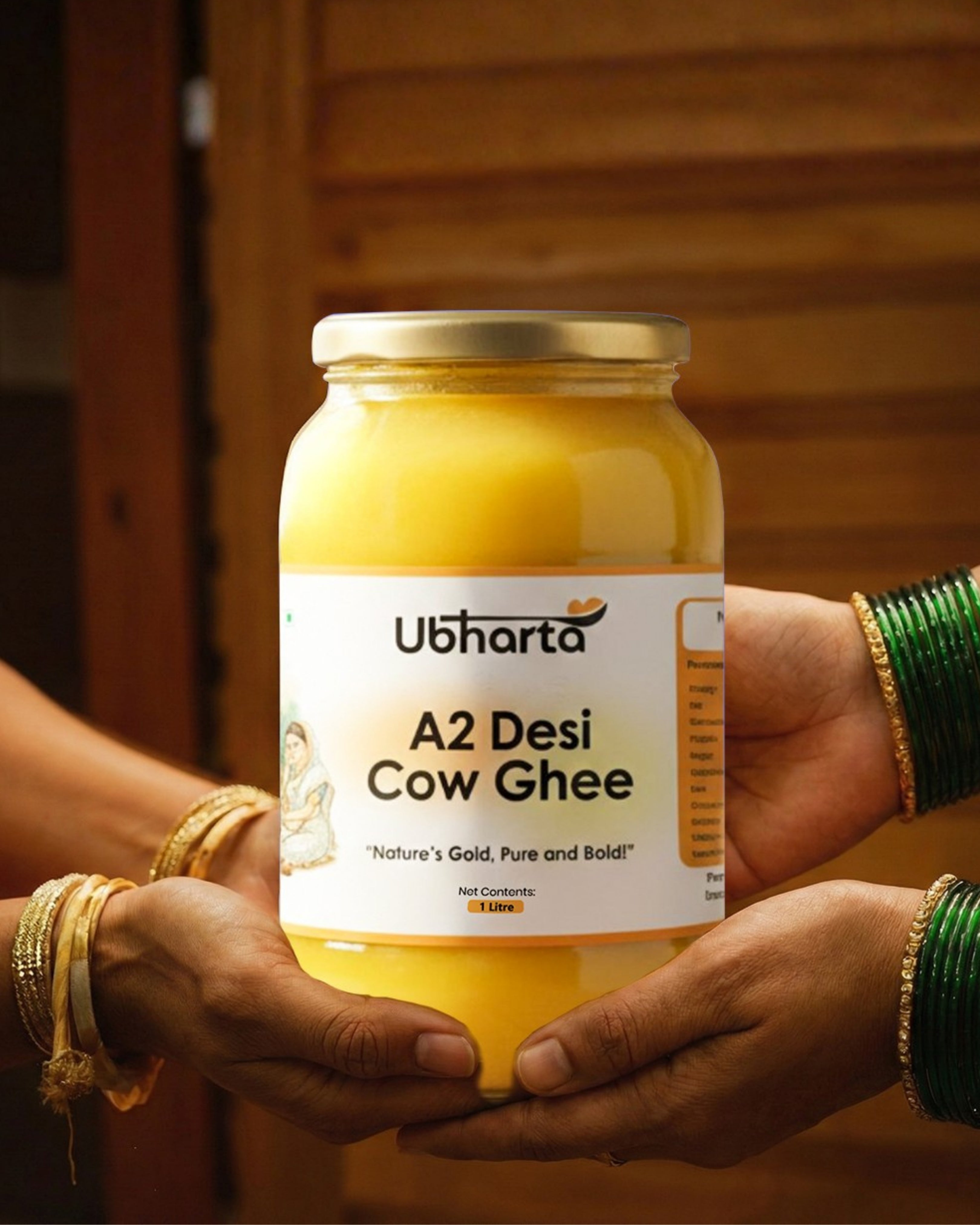 Image of A2 Desi Cow Bilona Ghee 1 Liter