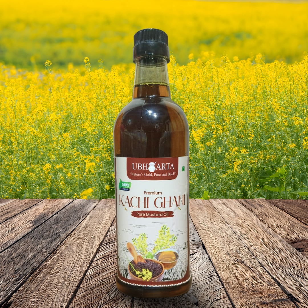 Pure Kachi Ghani Mustard Oil 1 Liter