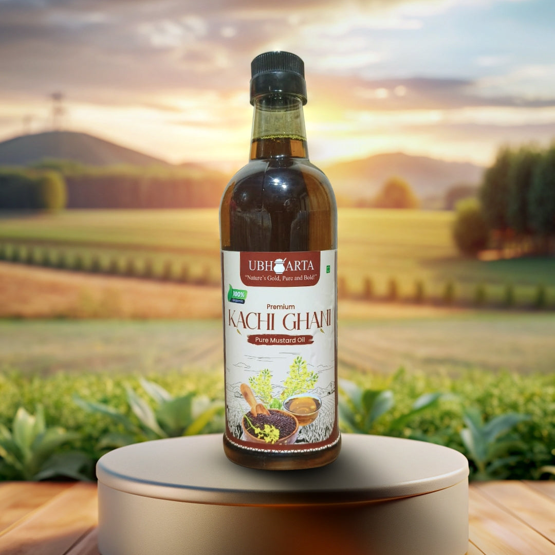 Pure Kachi Ghani Mustard Oil 1 Liter