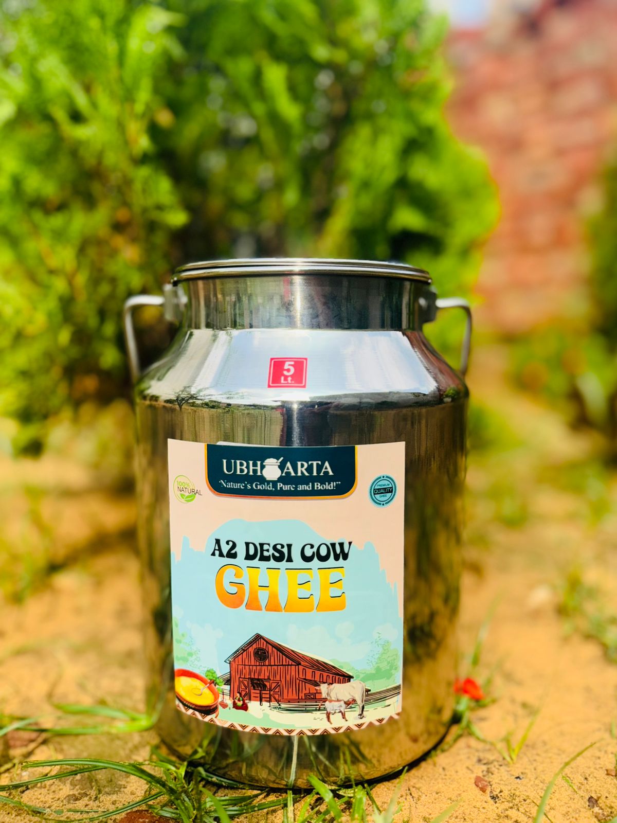 A2 Desi Cow Bilona Ghee 5 Ltr