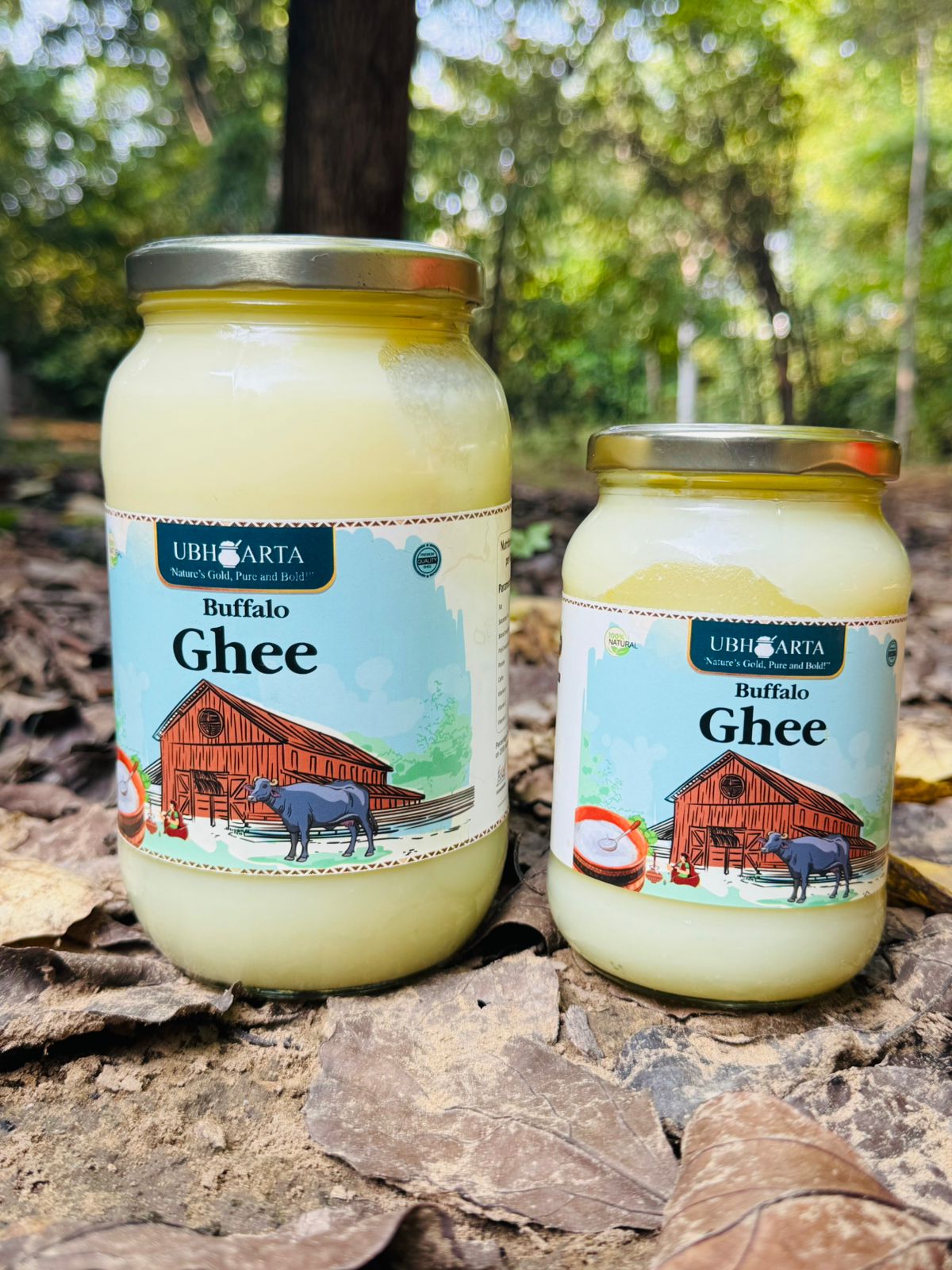 Ubharta Buffalo Bilona Ghee 500ml