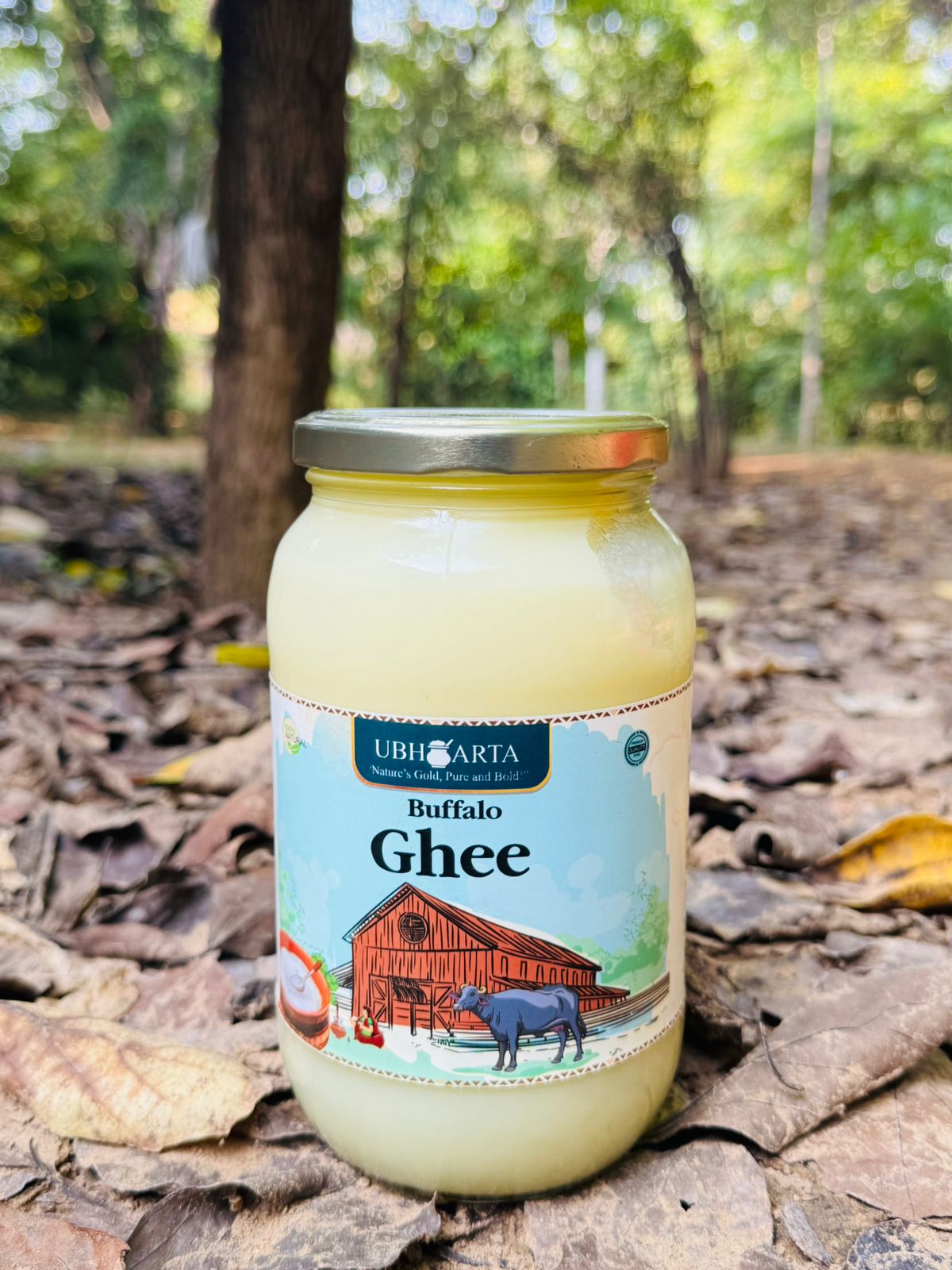 Ubharta Buffalo Bilona Ghee 500ml